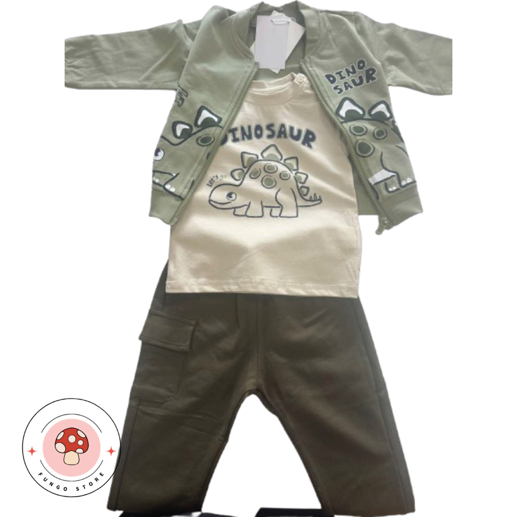 Completo Bambino 3 Pezzi - Dinosauro