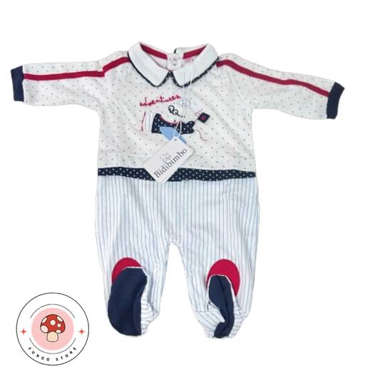 Tuta Intera Neonato – Stile Marinaio - Bidibimbo