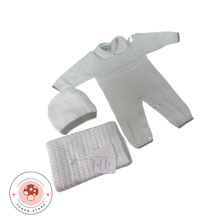 Completo Nascita Neonato – Bianco Elegante- Nazareno Gabrielli