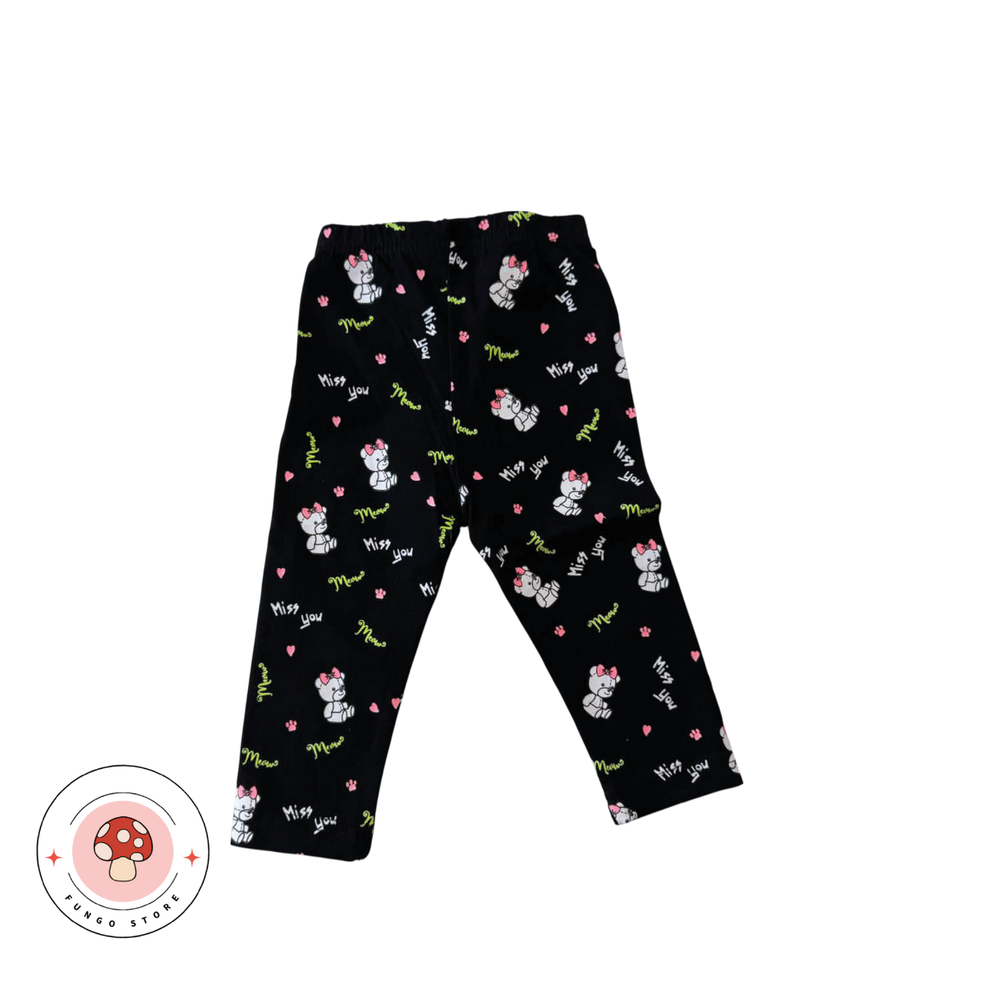 Pantaloni in Pile Bimba “Miss You Kitty”