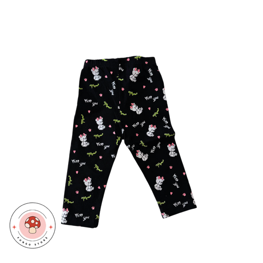 Pantaloni in Pile Bimba “Miss You Kitty”