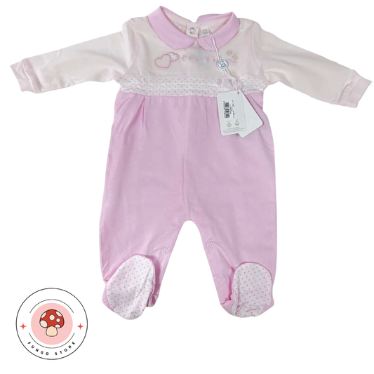 Tutina Rosa con Colletto